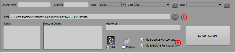 Script UI